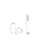 Brauer Copper Edition Thermostatische Bad- en Douchekraan Opbouwset met Wandhouder Geborsteld Koper